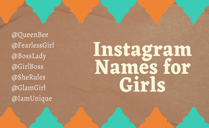 instagram name style girl